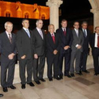 Martín Tobalina, Calvo, López Vizán, De la Puente, Le Jeuner, Silván, Chamorro, Fuertes,  González y