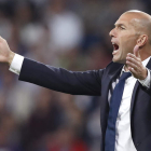 El técnico del Madrid, Zinedine Zidane, en una imagen de archivo. EFE
