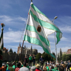 El nuevo pendón de Astorga se presentó a finales de septiembre. DL