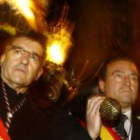 El público llenó por completo las calles de la capital para asistir a la primera procesión de la Sem