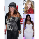 Reyes,  Kidman y Kardashian, en diferentes eventos.