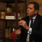 Gerardo Cuerva repasó en la entrevista el panorama del empresariado. FERNANDO OTERO