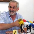 Matías Llorente, durante su comparecencia ante los medios de comunicación