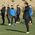 La Ponferradina quiere recuperar sensaciones en el partido de esta tarde ante el CF Salmantino. L. DE LA MATA