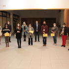 Participantes en el acto sobre el voluntariado. DL