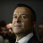 El agente de futbolistas Jorge Mendes, en un acto en Lisboa, el año pasado.