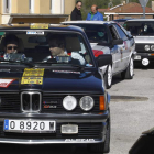 El BMW 323 en un momento del rally Ciudad de León.