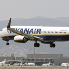 Un avión de Ryanair.