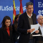 Xavier Garcia Albiol, en su comparecencia para valorar los resultados electorales del 21-D.