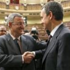 Caldera felicita a Zapatero tras ser investido presidente el viernes