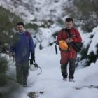 Imagen de los huesos hallados en la cueva de La Braña