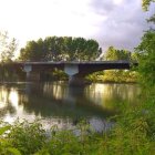 Imágenes del río Esla a su paso por Valencia de Don Juan. DL