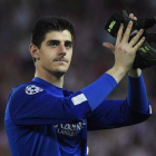 Courtois, en el Vicente Calderón.
