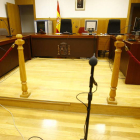 Sala de vistas de los juzgados de León, donde se desarrollarán los juicios. RAMIRO