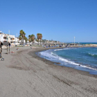 La playa de Pedregalejo, en Málaga.