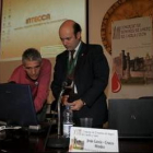 El director de Desarrollo Sanitario de la Junta, antes de iniciar su charla