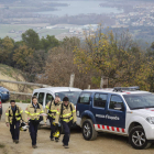 Bomberos de la Generalitat, en las labores de búsqueda.