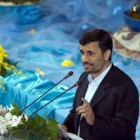 El presidente de Irán, Mahmud Ahmadineyad, durante su última intervención.