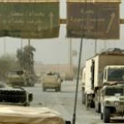 Los tanques aliados circulan libremente por las principales carreteras de acceso a Bagdad