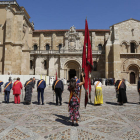 Celebración del acto de Las Cabezadas en la basílica de San Isidoro en 2020.  FERNANDO OTERO