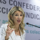 La vicepresidenta segunda del Gobierno, Yolanda Díaz. FERNANDO ALVARADO