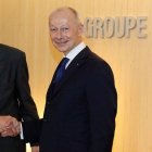 Jean Dominique Senard (izquierda) y Thierry Bolloré tendrán un lugar asegurado en los comités de Nissan.