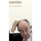 Fernández Ordóñez, en su comparecencia de ayer en Madrid.