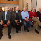 Faustino Álvarez, Quiroga y en la esquina derecha el director de la Ciuden, Arsenio Terrón. L. DE LA MATA