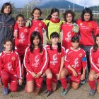 Formación del CD Ponferrada que milita en alevines.