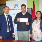 Un momento del acto de entrega de las ayudas para estudiantes. M. M.