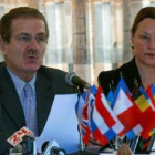 El eurodiputado Luis Yáñez, en una foto de archivo con la francesa Nathalie Griesbeck.