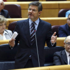 El ministro de Justicia, Rafael Catalá, durante su comparecencia de ayer en el Senado.