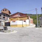 Plaza del pueblo de Santa Olaja de la Varga. CAMPOS