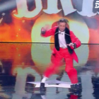 Imagen de la actuación en la final de 'Got Talent' de Antonio el Tekila.