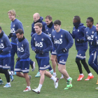 La plantilla comienza a preparar hoy el duelo ante el Lugo. DE LA MATA