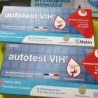 Imagen de un autodiagnóstico del VIH que se puede adquirir en las farmacias.