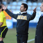 Ramón Villagordo ya debutó el domingo como entrenador principal tras la expulsión de Claudio.