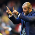 Nuno, en un partido del Valencia.
