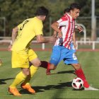 El equipo rojiblanco arañó un punto en tierras burgalesas. L. DE LA MATA