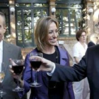 Los ministros Corbacho y Chacón acompañaron al presidente catalán Montilla en la celebración de la D