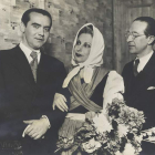 Lorca con Rivas Cherif y Margarita Xirgú