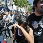 Miles de simpatizantes del ex presidente Kirchner.