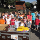 Numerosos niños participaron en las actividades infantiles celebradas ayer.