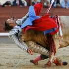 Imagen premiada de la cogida de Julio Aparicio.