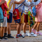 El número de alumnos desde primaria hasta bachillerato y FP crece ligeramente en la provincia en este curso. ÁNGELES VISDÓMINE