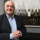 El presidente del Comité del Centenario de la Cultural y Deportiva Leonesa, Gregorio Chamorro. J. CASARES