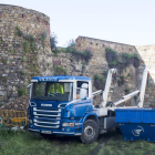 En unos meses comenzará la segunda fase de restauración de la muralla en Era del Moro. FERNANDO OTERO PERANDONES