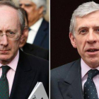Rifkind (izquierda) y Straw, en dos fotos de archivo.
