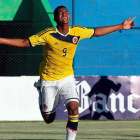 El delantero internacional colombiano Edward Bolaños