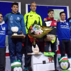 El leonés Sergio Sánchez subió a lo más alto del podio en la prueba competitiva. PLANILLO